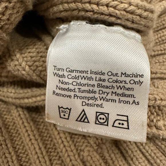 Eddie Bauer vintage rib sweater patch work on shoulder size xl - Picture 5 of 6